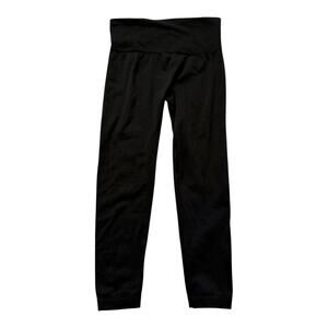 Yelete Leggings - Plus Size 0X to 2X - Black High Rise, Thick & Warm